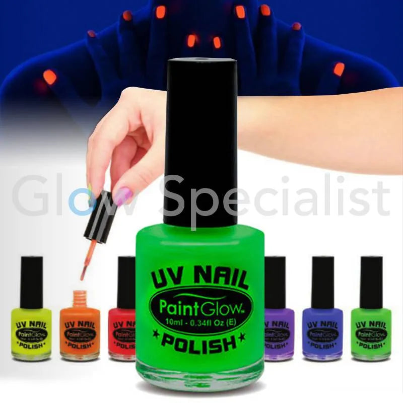 PaintGlow UV and Glow In Th Dark Nail Polish