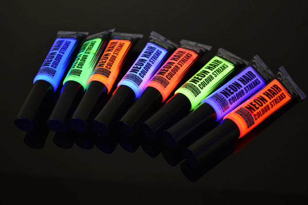 PaintGlow UV Neon Hair Colour Streaks